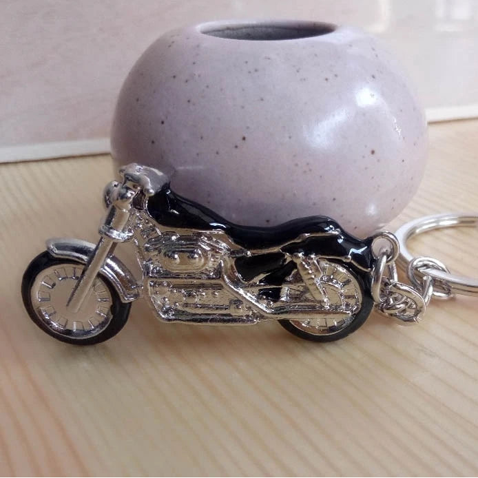 Motorcycle Retro Keychain FM