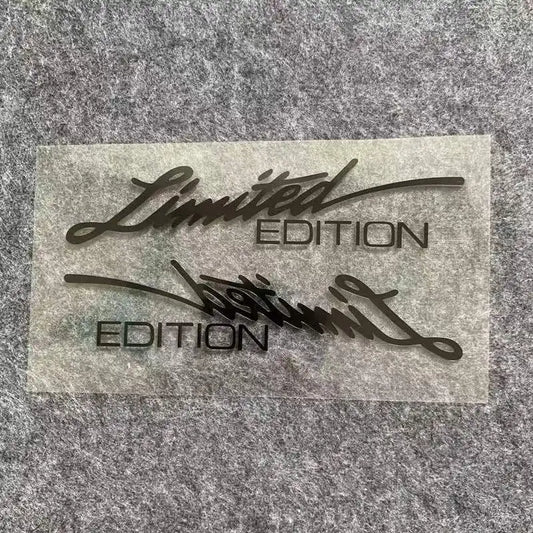 Limited Edition Script Decal FC