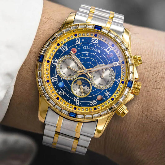 Business Waterproof Luminous Watch FM