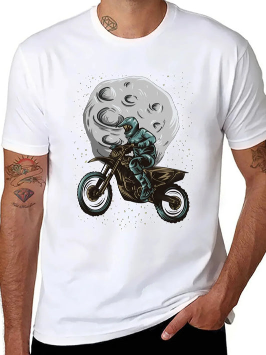 Motorcycle Moon Rider T-Shirt FM