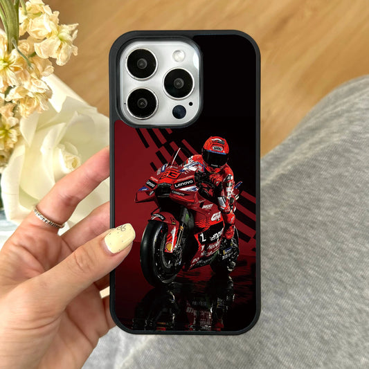 Motorcyclist iPhone Case Premium FM