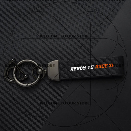 Ready To Race Carbon Keychain FM