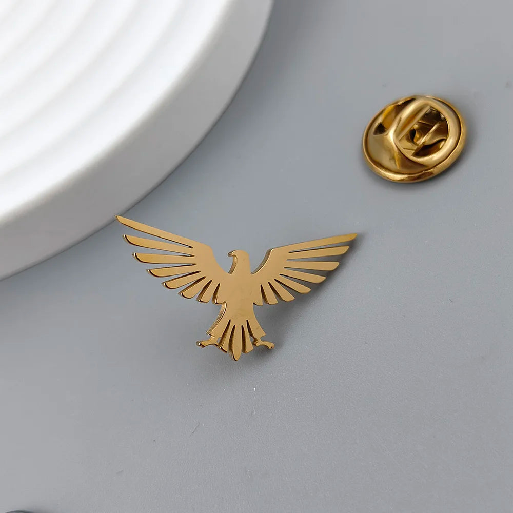 Eagle Brooch for Men FM