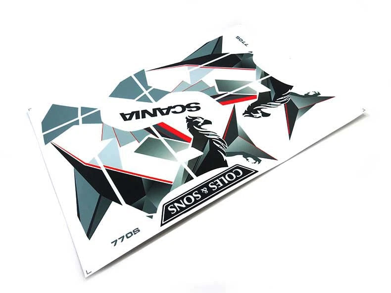 Simulation Toy Car Griffon UV Stickers TS