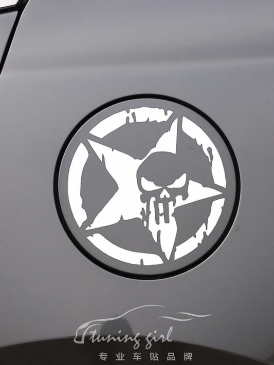 Skull Fuel Tank Stickers FM