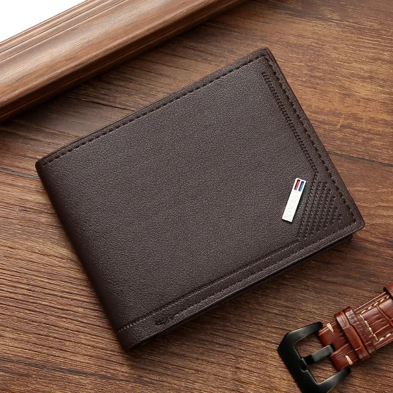 Men’s Foldable Leather Wallet FM