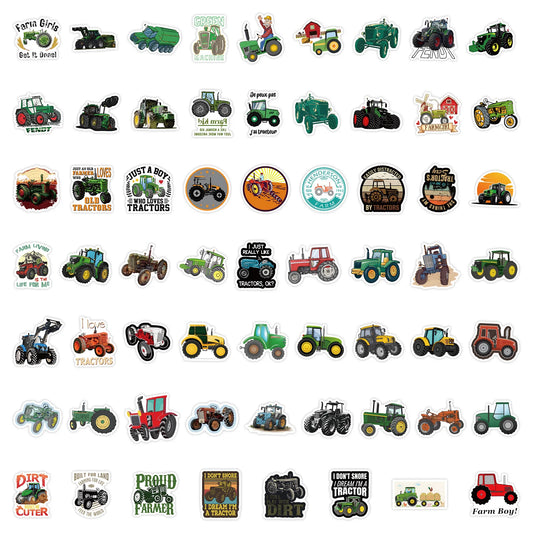 Farm Tractor Stickers Pack TS
