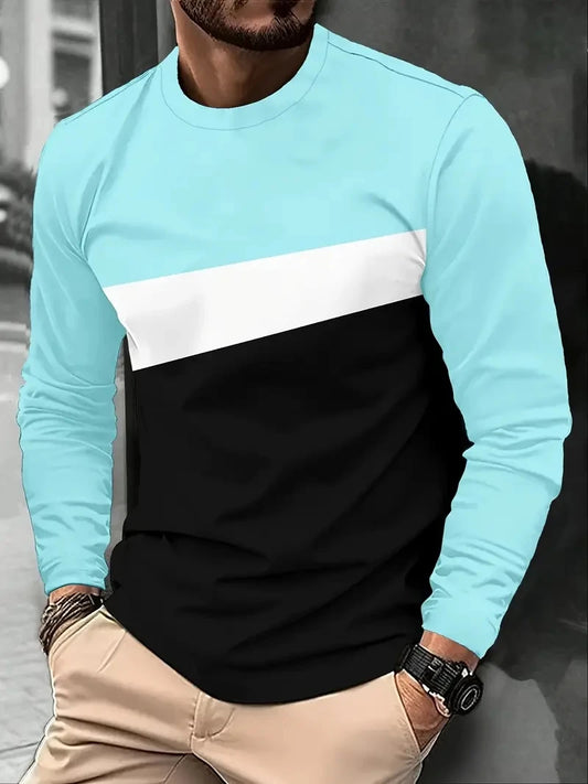 Casual Men’s Long Sleeve T-Shirt FM