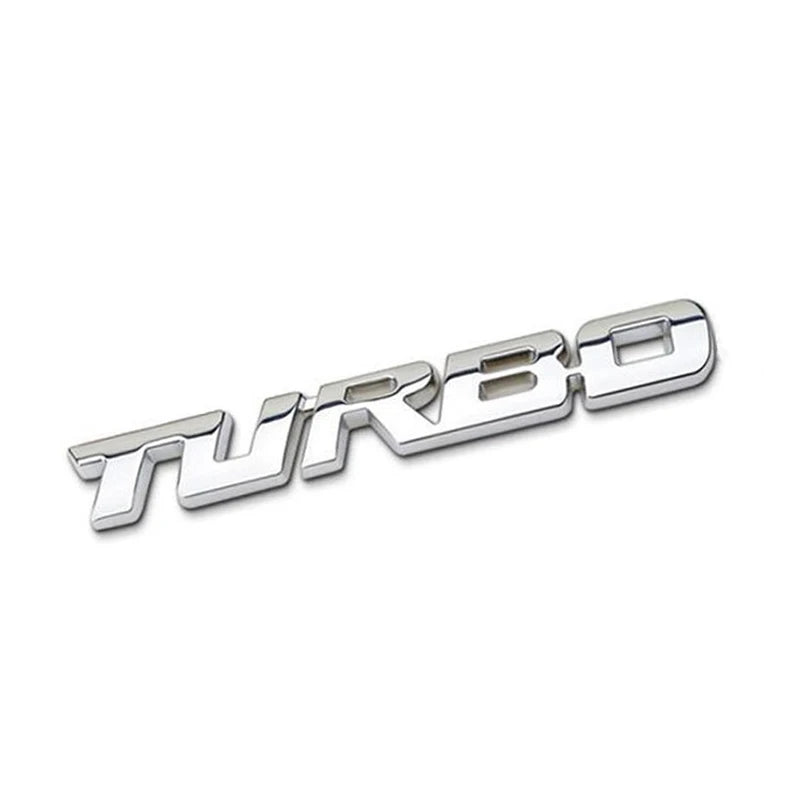 Turbo Letter Car Emblem Badge FC
