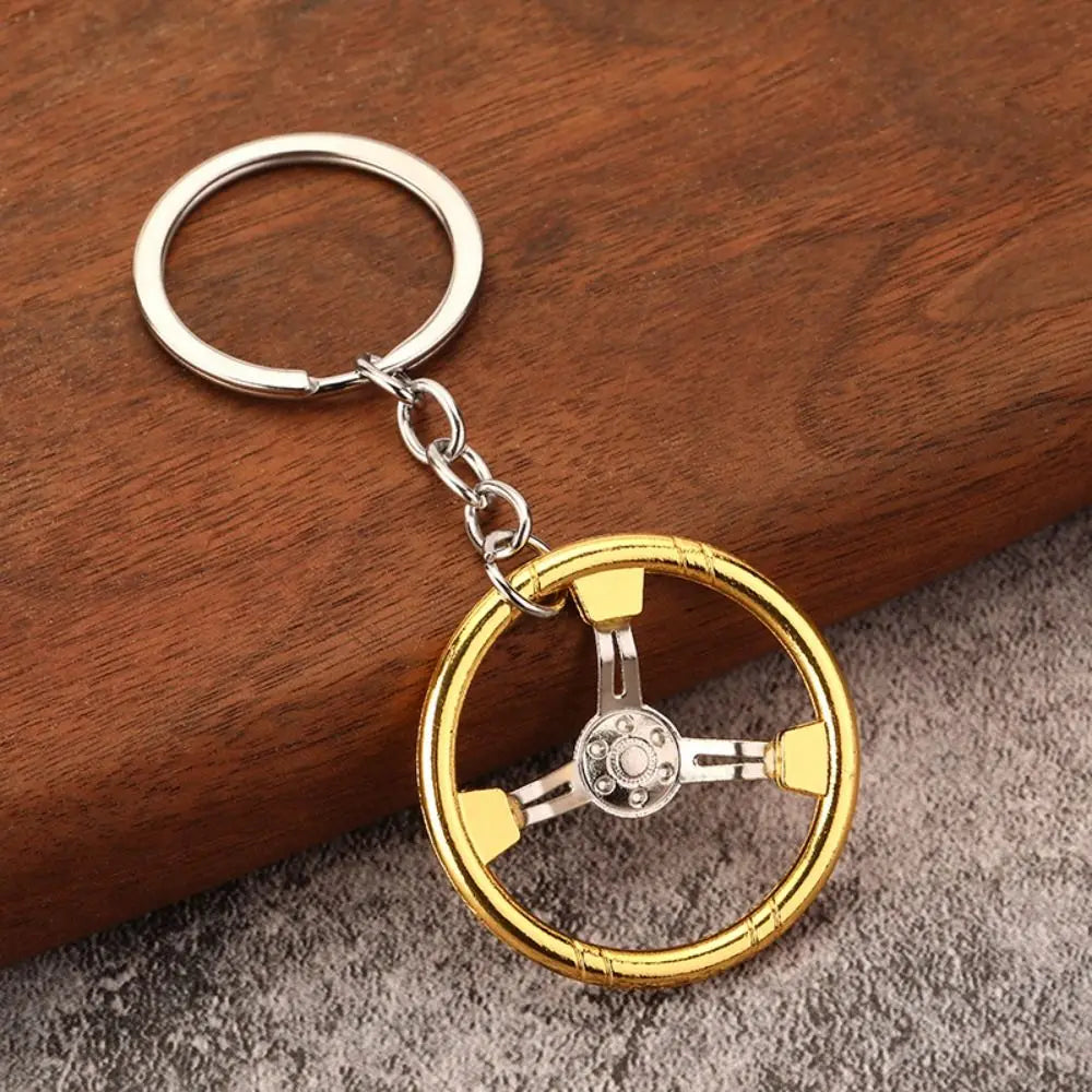 Sports Steering Wheel Keychain FC