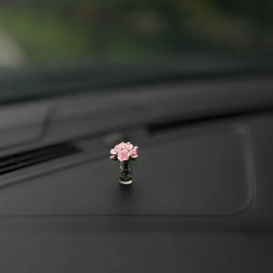 Miniature Flower Car Air Freshener Vases FC