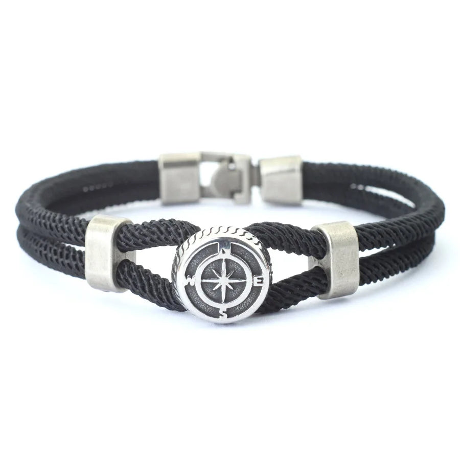 Compass Rope Bracelet for Men FM