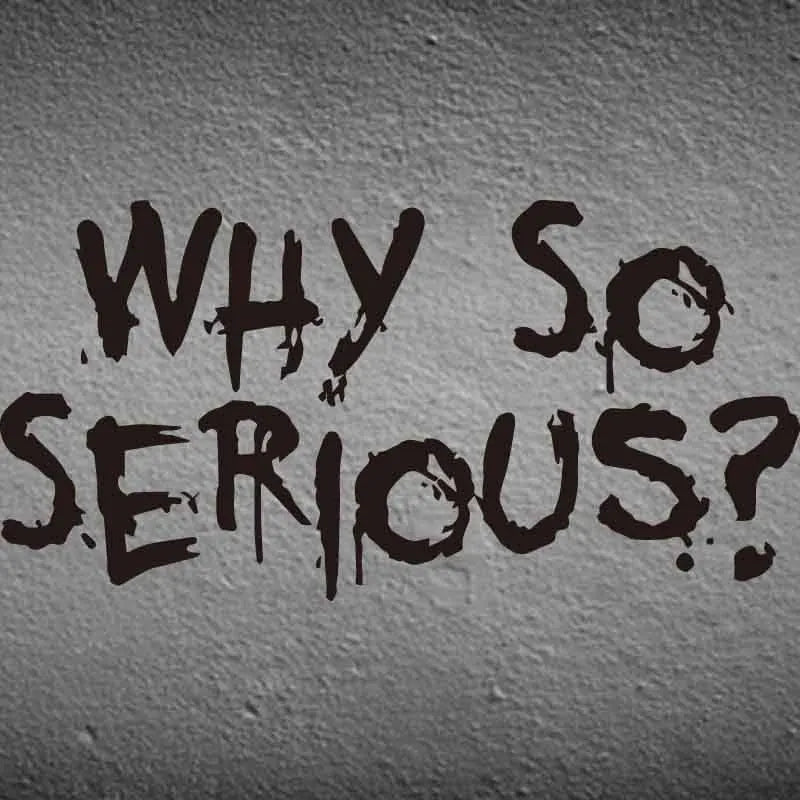 Why So Serious Stickers Motorcycle FM