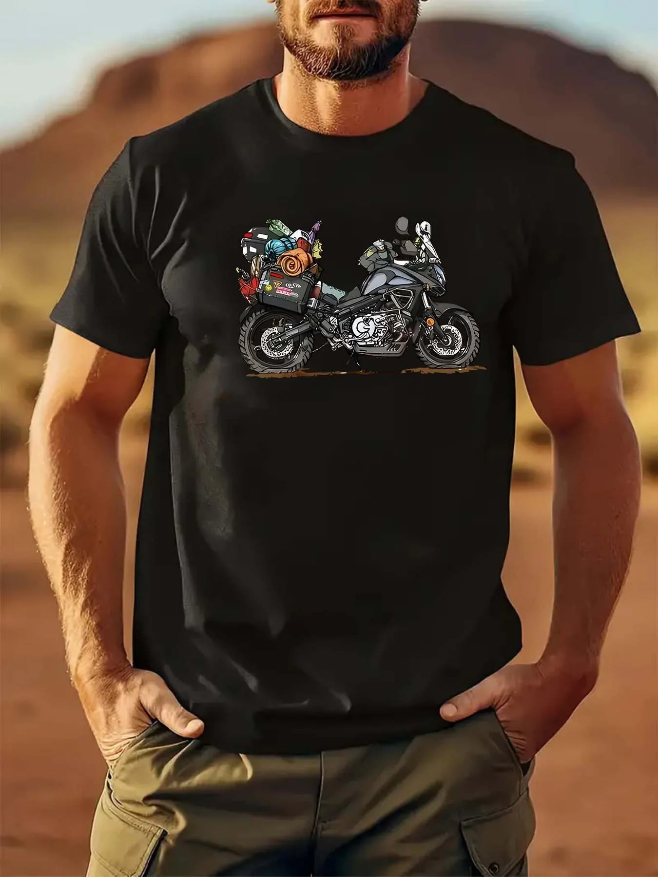 Motorcyclist Travel Cotton Shirt FM
