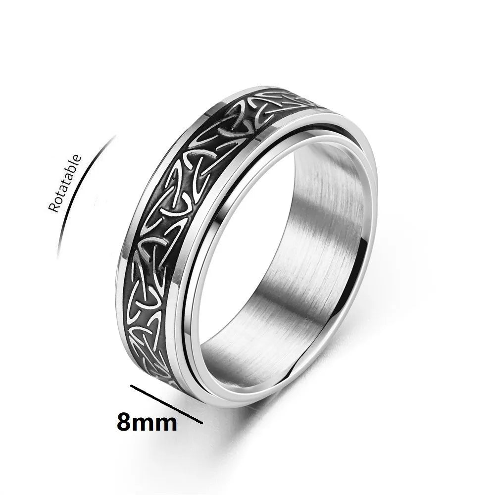 Man Viking Rings Rotating FM