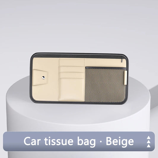 Car Sun Visor Storage Bag FC