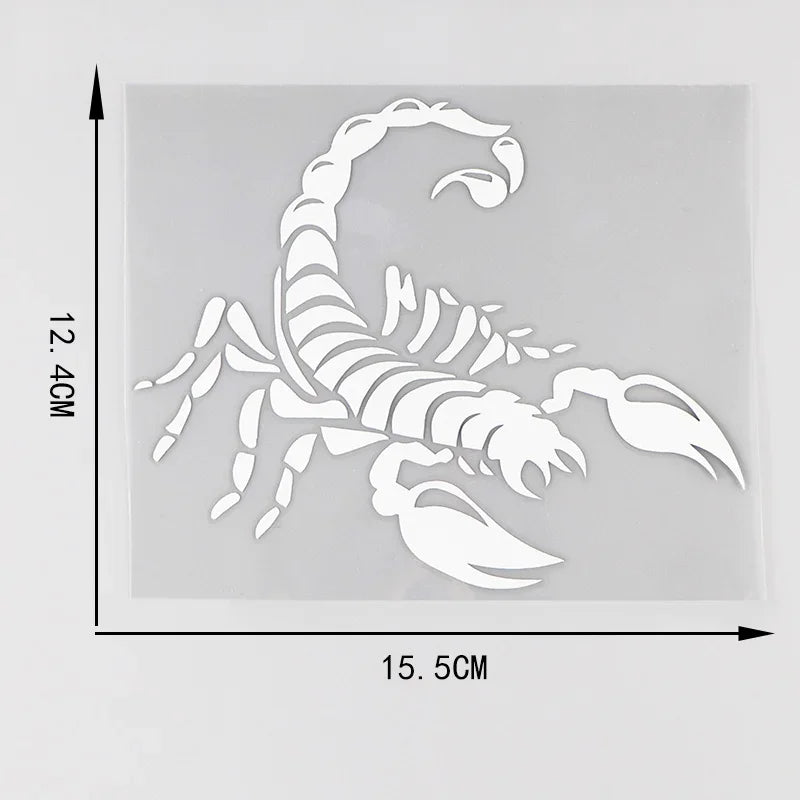 Scorpion Motorcycle Side Sticker FM