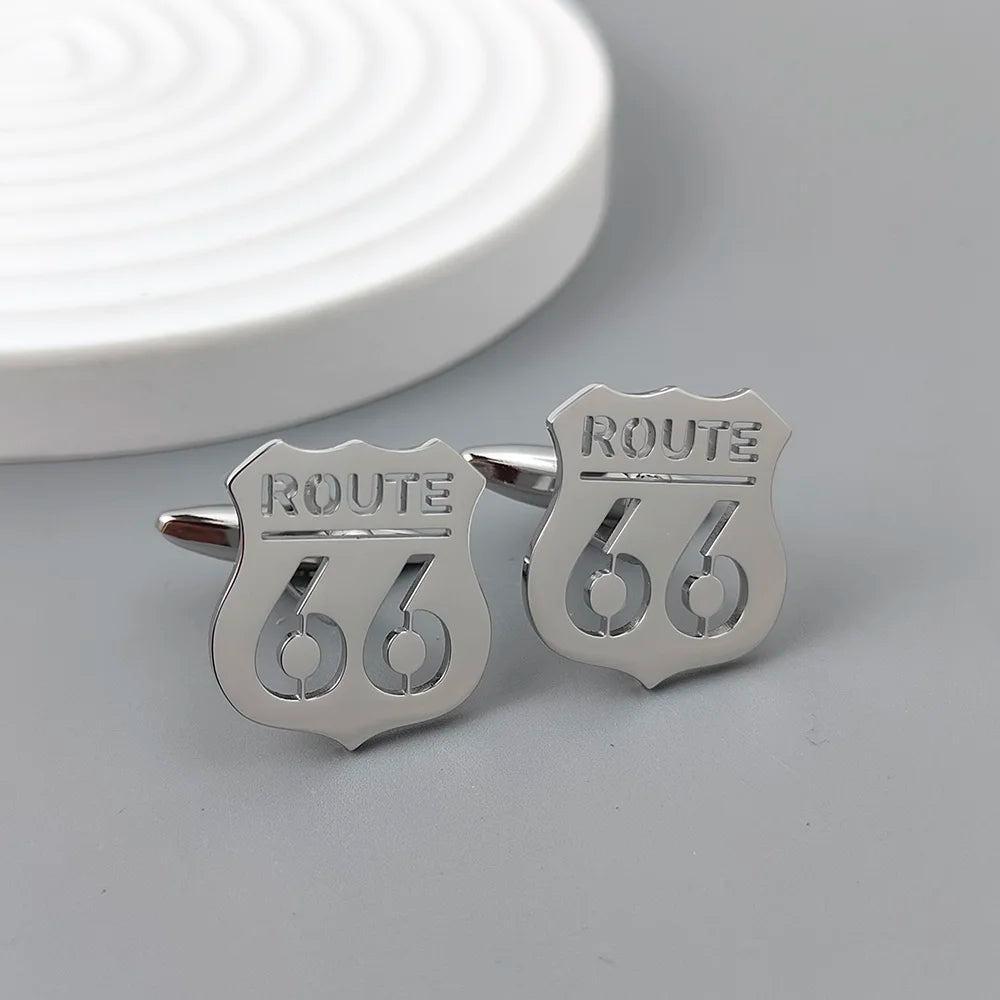 Route 66 Buttons Pin FM