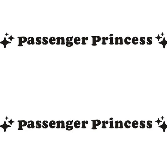 Passenger Princess Car Decal/Sticker FC