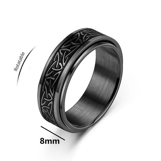 Man Viking Rings Rotating FM
