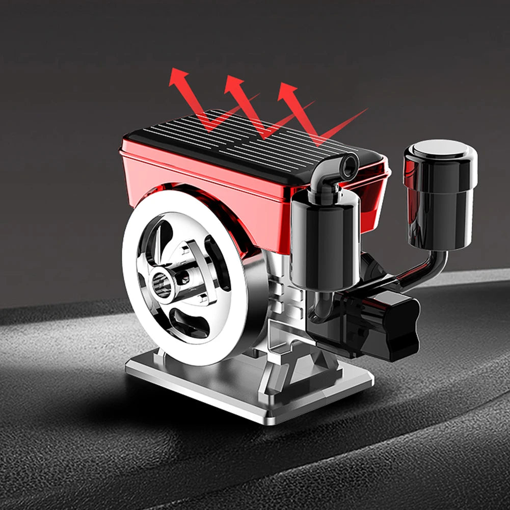 Solar Powered Engine Car Aromatherapy FC