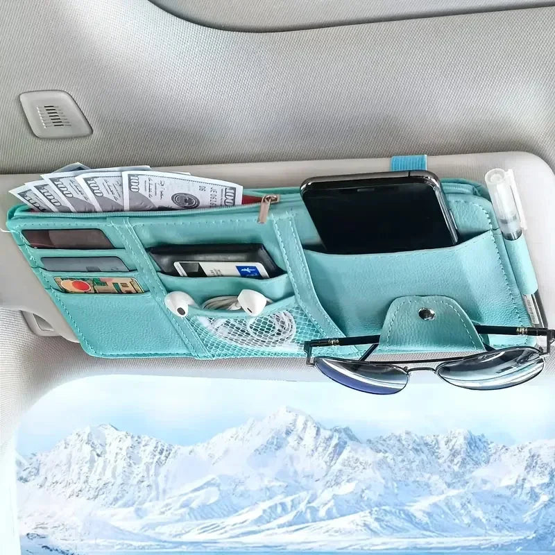 Multi-Functional Car Sun Visor Storage Bag FC