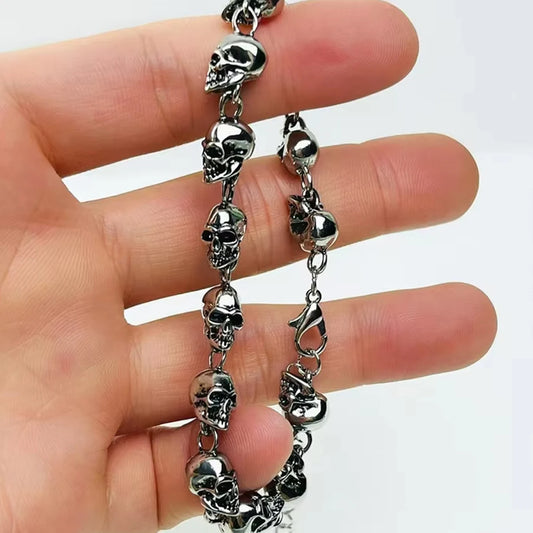 Men's Punk Style Skull Bracelet FM