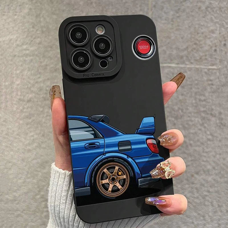 Tuner Car Pattern Phone Case FC