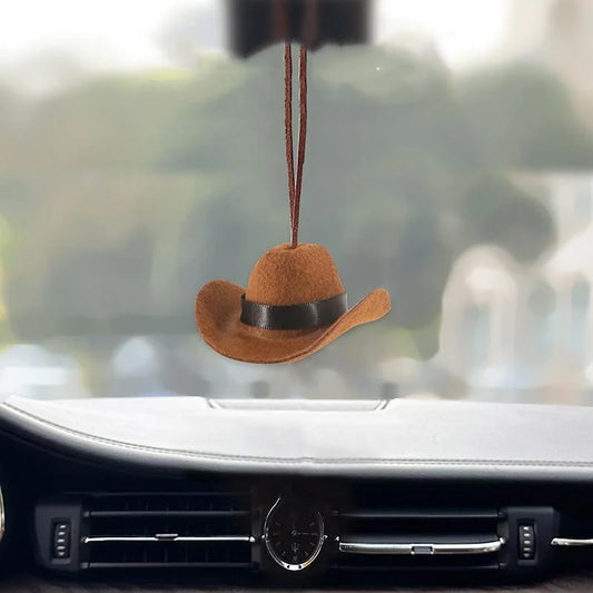 Cute Cowboy Hat Car Ornament FC
