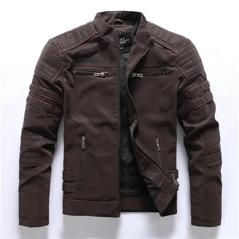 Warm Casual Motorcyclist Jacket FM
