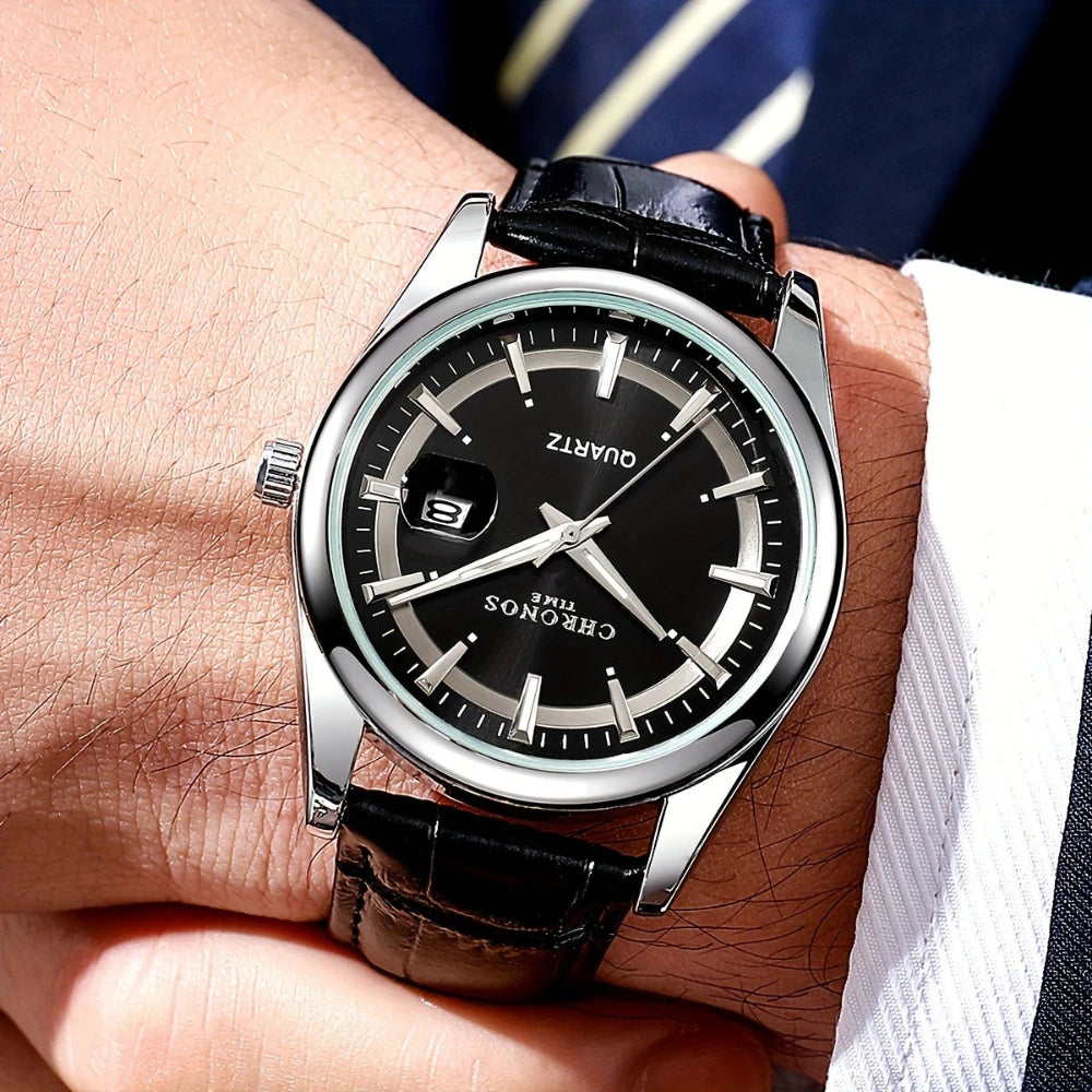 Men's Classic Watch with Calendar FM