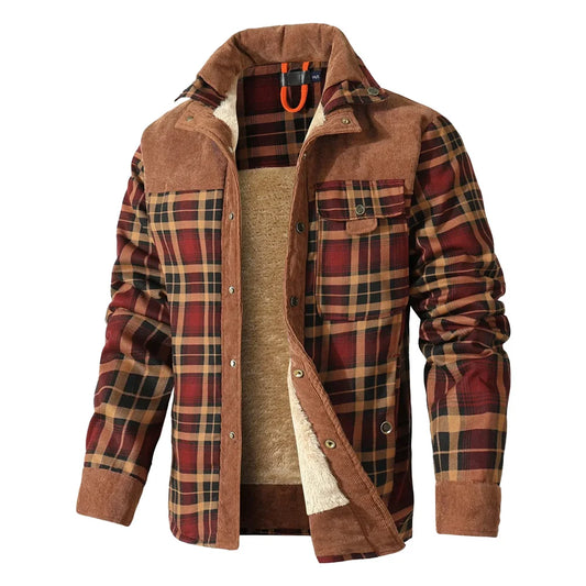 Men’s Flannel Winter Jacket FM