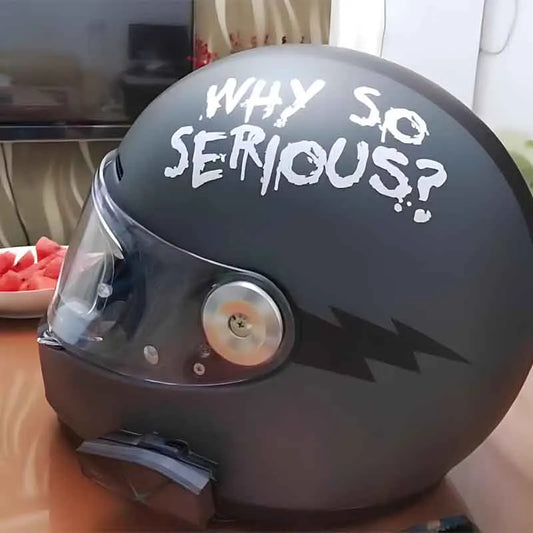 Why So Serious Stickers Motorcycle FM