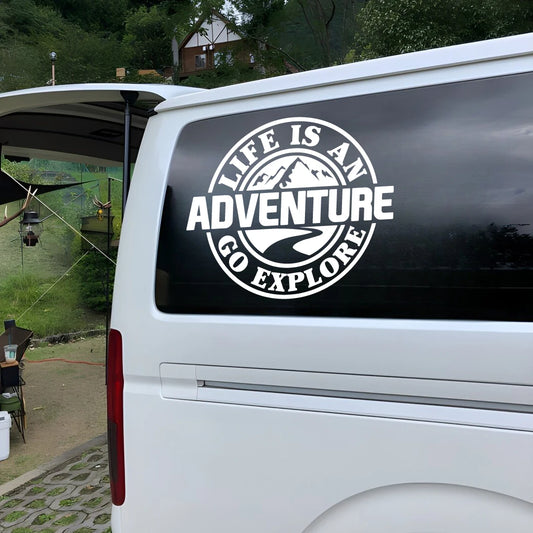 Life Is An Adventure Sticker Bus FV