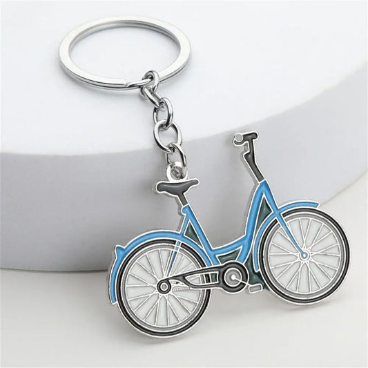 Metal Bicycle Keychain FB