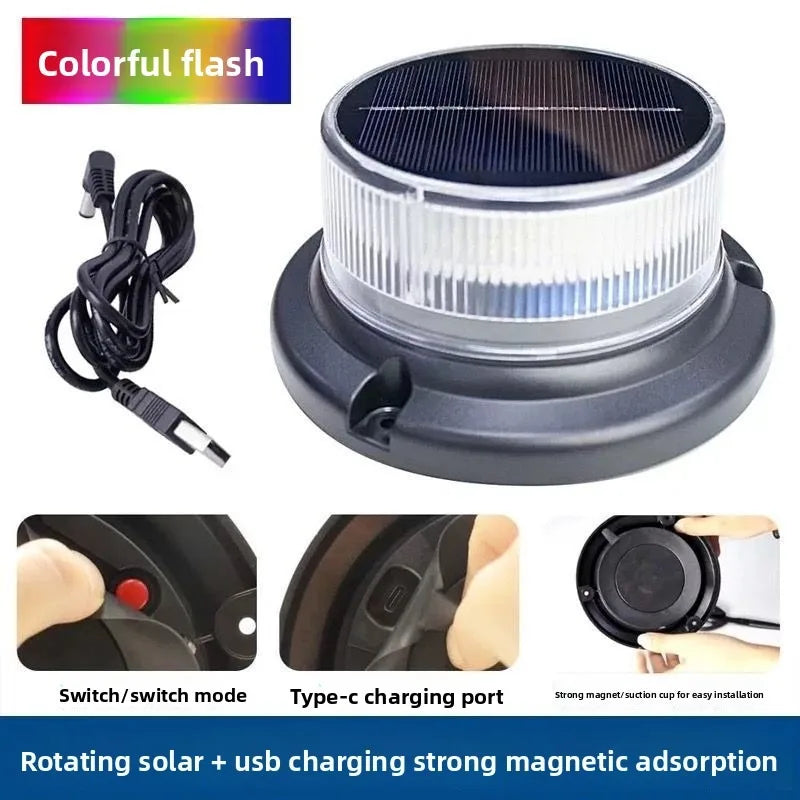 Solar Truck Warning Strobe Light TS