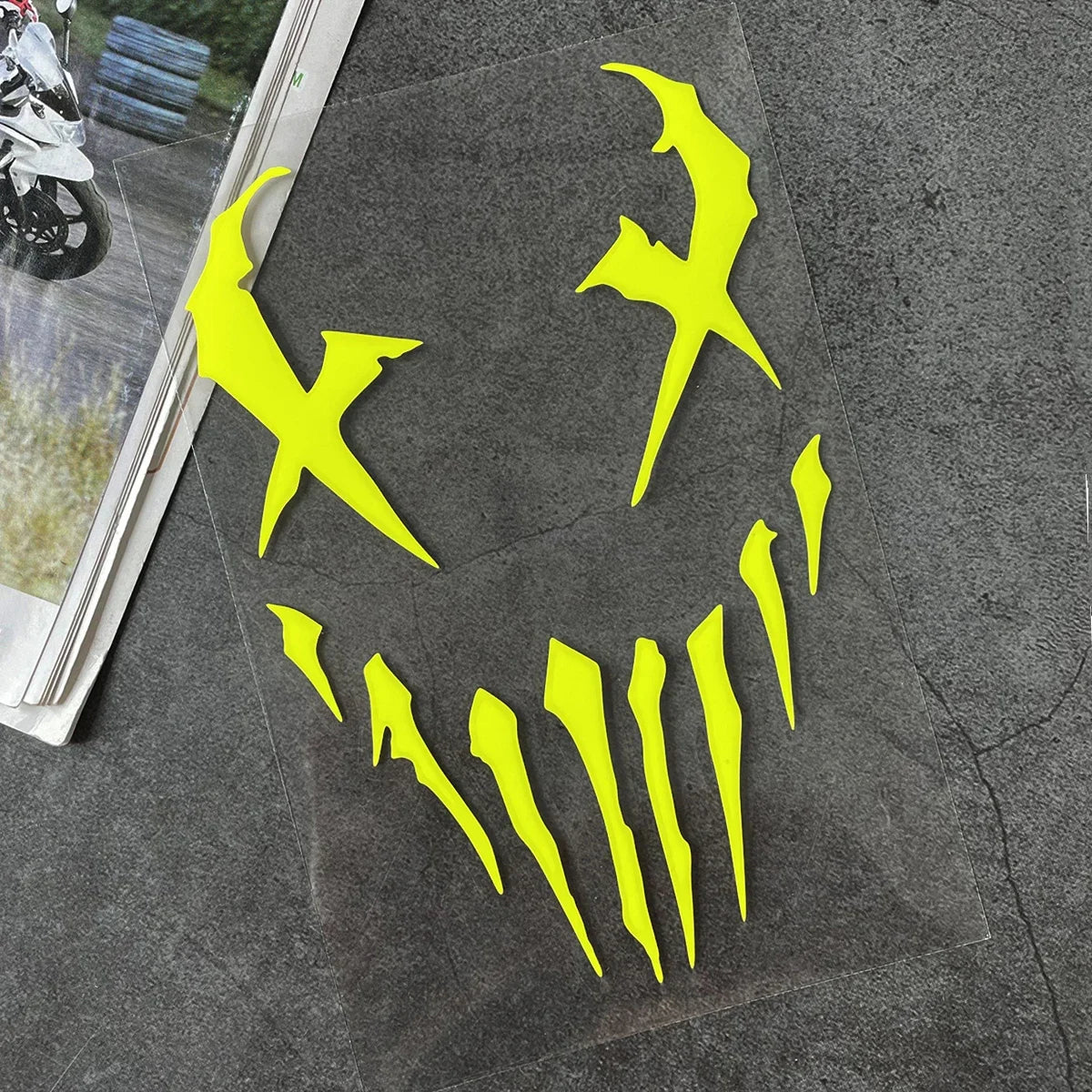 Devil Motorcycle Stickers FM