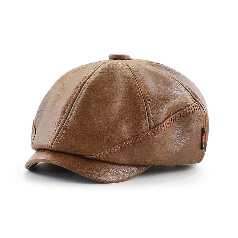 PU Leather Cap Men FM