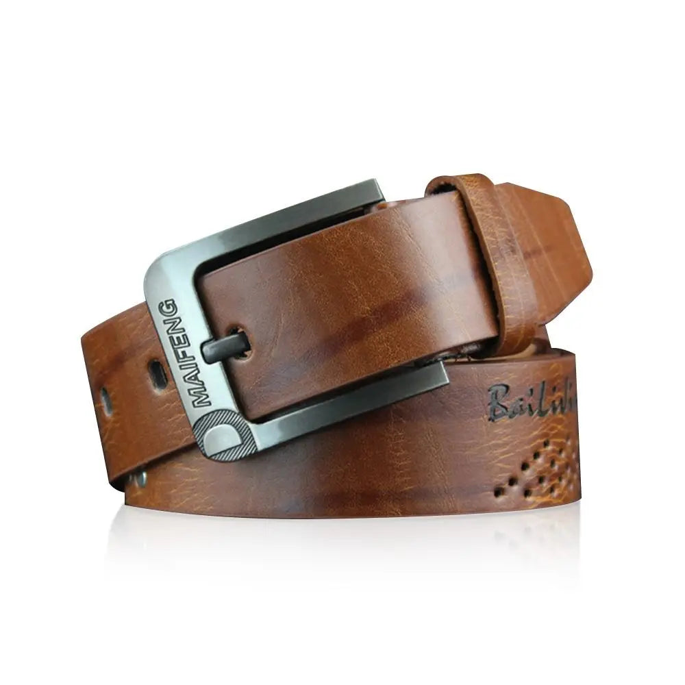 Simple Leather Men’s Belt FM