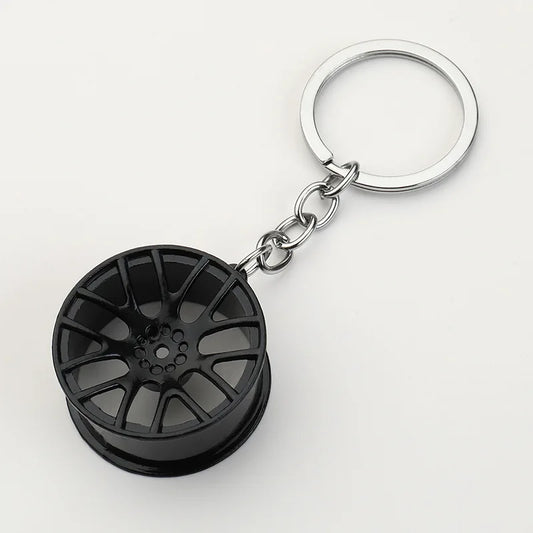 Zinc Alloy Wheel Keychain FM