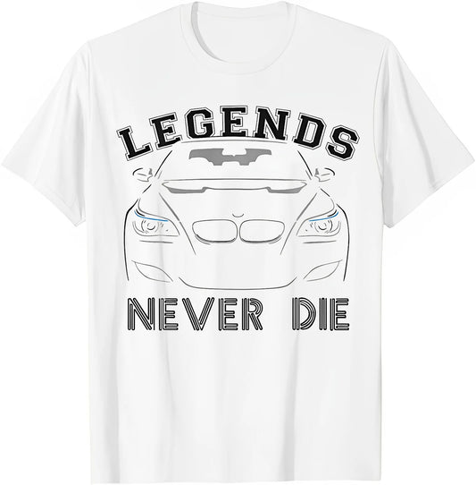 Legends Never Die Car T-Shirt FC