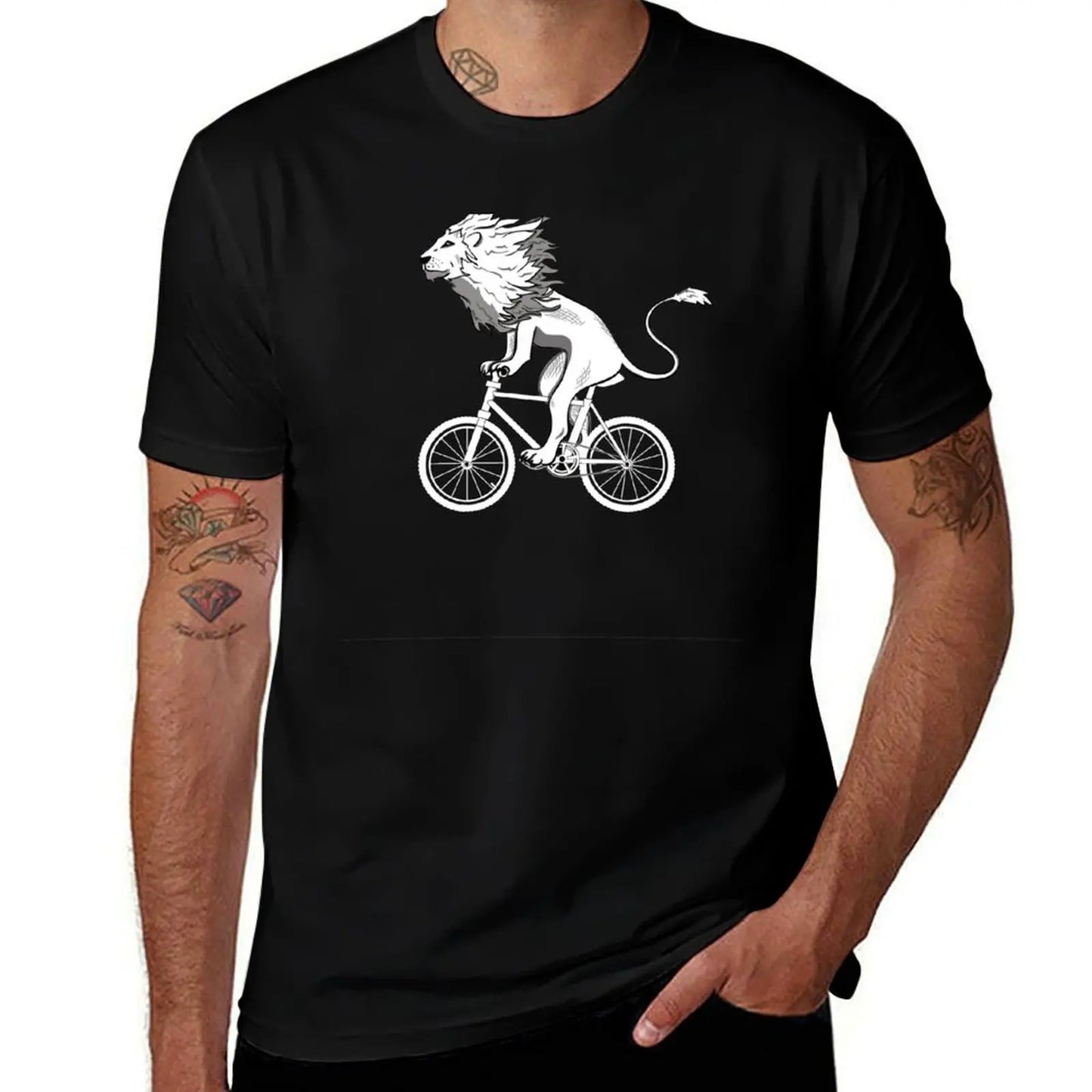 Lion on Bike Shirt FB