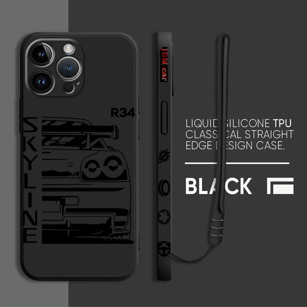 R34 Graphic Phone Case FC