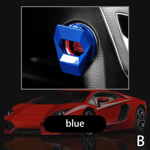 Car Engine Start Stop Button Cover FC