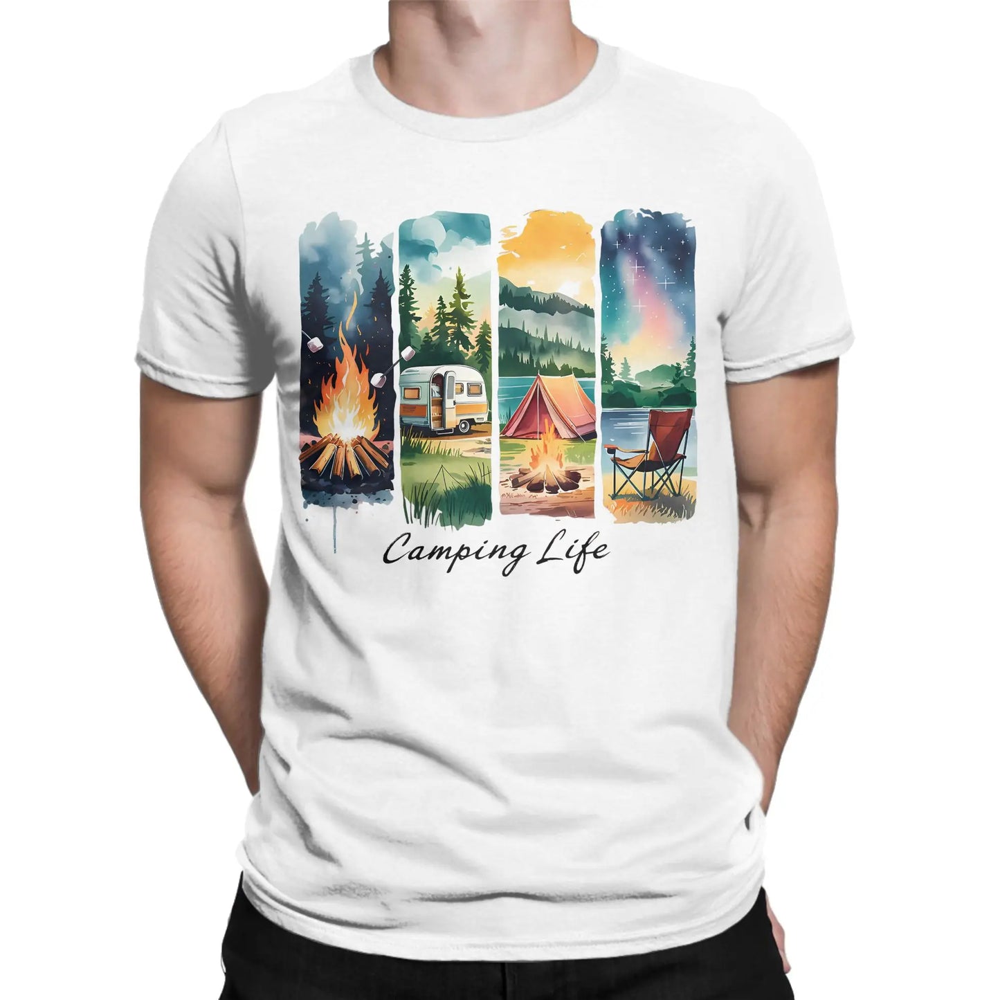 Camping is My Therapy T-Shirt Collection MV