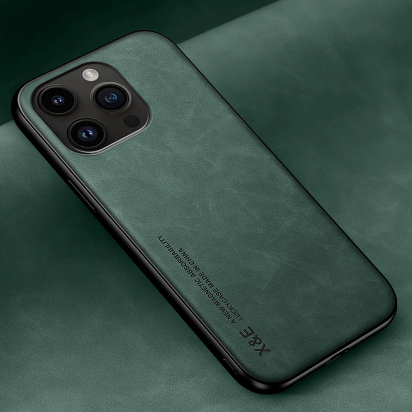 Leather Magnetic Case for iPhone FM