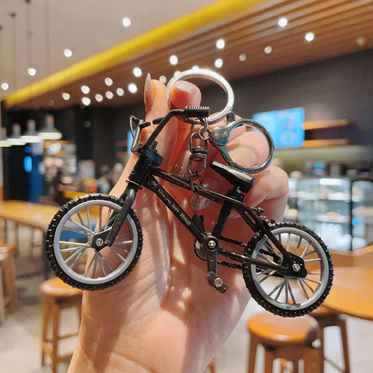Alloy Model Bicycle Keychain FB