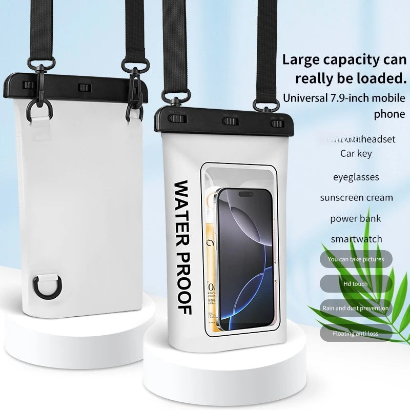 Waterproof Bags Touch Screen Phone Storage FM