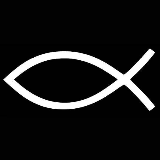 Ichthys Christian Fish Symbol Vinyl Decal FC