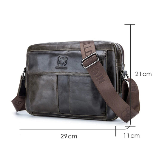 Men's Crossbody Leather Bag FM